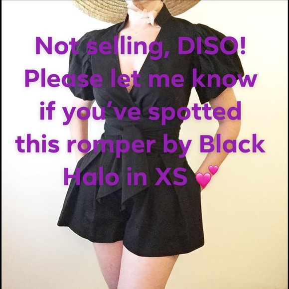 DISO Black Halo romper in XS / 0 - Picture 1 of 1
